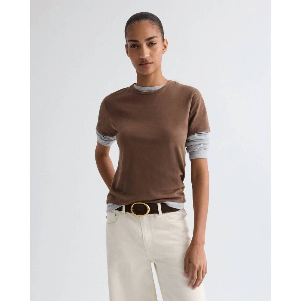 NEW TWP his tee in british khaki
